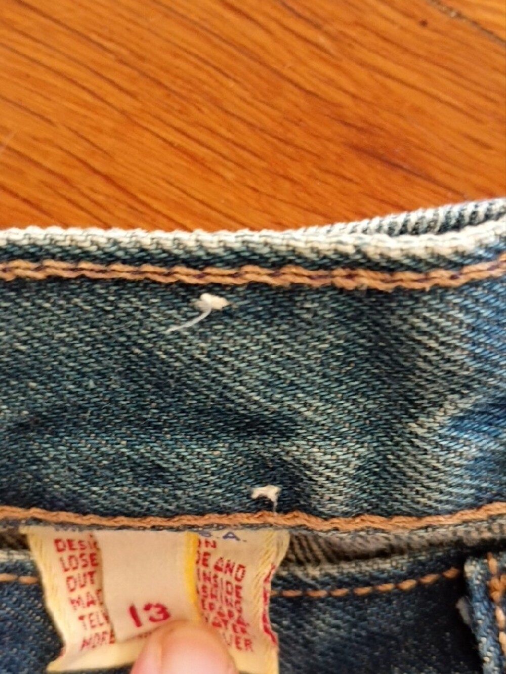 Vintage Calvin Klein Jeans Made In The USA - Picture 6 of 9